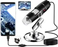 USB Digital Mikroskop 1000X Vergrößerung Endoskop 8 LED Mini Videokamera Schwarz