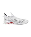 Mizuno Wave Mirage 5 Handball Herrenschuhe, Weiß und Rot., 42.5 EU