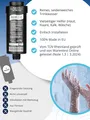AGUALEVE Wasserfilter Dusche  | schwarz | gegen Kalk, Schwermetalle, Schadstoffe