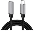 Tradebit - Verlängerungskabel 3M, Typ C 3.1 Gen2 10Gbps Buchse auf Stecker Adapter,Kurz (Thunderbolt 3 Compatible) Extension Cable für Macbook Pro M1,Mac Air, Microsoft Surface Go,Dell XPS 15 13