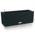 LECHUZA® Blumenkasten BALCONERA Cottage 50 Graphitschwarz