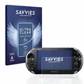 Savvies 6 Stück Schutzfolie für Sony Playstation Vita Displayschutz-Folie Ultra-Transparent