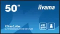 iiyama LH5060UHS-B1AG Signage-Display Digitale A-Platine 125,7 cm (49.5') LED WLAN 500 cd/m² 4K Ultra HD Schwarz Eingebauter Prozessor Android 11 24/7 (LH5060UHS-B1AG)
