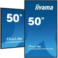 iiyama LH5060UHS-B1AG Signage-Display Digitale A-Platine 125,7 cm (49.5") LED WLAN 500 cd/m2 4K Ultra HD Schwarz Eingebauter Prozessor Android 11 24/7
