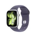 Apple Watch Series 11 GPS 46mm Silber Aluminium Case mit Nebelviolett Sport Band - M/L MEVA4ZR/A