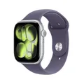 Apple Watch Series 11 Aluminium GPS 46mm Silber (Sportarmband Nebelviolett) M/L