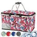 Einkaufskorb Thermo korb faltbar standfest Picknicktasche Kühlkorb Shopper