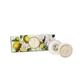 , Pflanzenseife duftend mit Bergamotte und Gardenie 3 x 100 Gramm