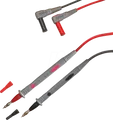 PEAKTECH TKS-4 - Messleitung, 4 mm Federkontakt, rot / schwarz