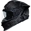 SMK Titan Carbon Solid, Integralhelm - Schwarz - L