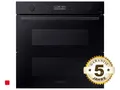 Samsung NV7B4550VDK/U1 Dual Cook Flex Pyrolyse Backofen Schwarz - Serie 4 EEK:A+
