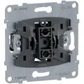 Legrand 765006 SEANO Einsatz Wechselschalter 10 AX, Steckklemmen, beleuchtete Funktion, Kontrollfunktion