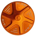 OAK Components Gabelkappe AIR Orange, für Federgabel Ventil