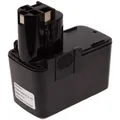 Powery Akku für Bosch Schrauber GSR 9.6VES NiMH, 9,6V, NiMH