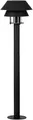 EGLO LED Außen-Stehlampe Chappera Stehlampe, Außenleuchte aus Metall und Glas, E27, IP65, Lampe, ohne Leuchtmittel, Stehleuchte - H80 x Ø22 cm - schwarz, weiß - 1X40W exkl.