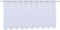 Gerster Scheibengardine Sabine (1 St), Durchzuglöcher, transparent, HxB: 50x150, mit gestickten Blumendesign