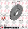 ZIMMERMANN Bremsscheibe 440.3128.52 für CITROËN DS OPEL PEUGEOT