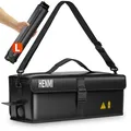 HENMI Ebike Akku Tasche, 1000 °C Feuerfest Zum Sicheren Lagern, Transportieren,