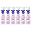 NIVEA Deodorant Rosenblüte Deo Spray 6 x 150ml