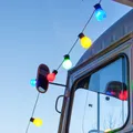 30er LED Party Lichterkette bunt Innen Außen Lichterkette Kugeln Lichterkette Gl