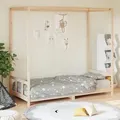 Kinderbett 90x190 Cm Massivholz Kiefer - Vidaxl