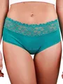 Taynie Deluxe Periodenunterwäsche aus Bio-Baumwolle - Periodenwäsche - Menstruationsunterwäsche - ersetzt 2-3 Tampons, Periodenslip Tragedauer bis 12 Std., waschbar bis 60°C (42, Petrol)