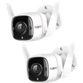 TP-Link Tapo C310P2 WLAN Überwachungskamera Set 2K 2304x1296, 3MP, IP66 Wetterschutz, 30m Nachtsicht, Zwei-Wege-Audio