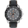 Adora Nautic AN2343 1-205739-001 Herren Uhr Chronograph Edelstahl Leder Quarz 10Bar