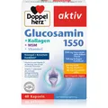 Doppelherz Glucosamin 1550 + Kollagen + MSM + Vitamin C Kapseln für eine gesunde Knorpel- und Knochenfunktion 40 KAP