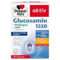 Doppelherz Glucosamin 1550 + Kollagen + MSM + Vitamin C - als Beitrag zur normalen Kollagenbildung für eine normale Knorpelfunktion - 40 Kapseln