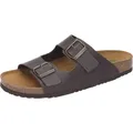 Dr. Brinkmann 600275 Sandalen Clogs Uni Schuhe Damen Herren Pantoletten, Größe:37 EU, Farbe:Braun - Braun - 37