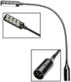 ADAM HALL SLED1 ULTRA XLR 4-pol LED Schwanenhalslampe Mischpultlampe Mixerlampe