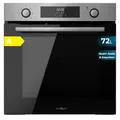 Cecotec BOLERO Hexa M226000 Inox A, integrierbar, 60 cm, 2800 W, 72 L Kapazität, 7 Funktionen, Grillmodus, Fan Assisted Grill, Konvektionsmodus, Defrost, Steam Base X2, Steam EasyClean, Steam Assist