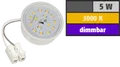 LED Modul 230V dimmbar 5W 400 Lumen warmweiss flacher GU10 Ersatz für