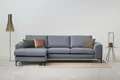 OTTO home Ecksofa Henry, L-Form, Breite 294 cm, mit Metallbeinen, Wellenunterfederung, wasserabweisender Stoff