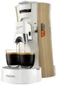 SENSEO CSA240/05 Kaffeepadmaschine Weiß, Holz