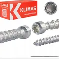 Klimas WKPC Schrauben mit Doppelgewinde für Aufsparrendämmung 8 x 165 mm 50 Stk.