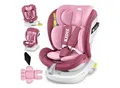 KIDIZ® Kindersitz Autositz Kinderautositz Baby Isofix Top Tether 360° drehbar i-Size Gruppe 0/1/2/3 ab Geburt -12 Jahre + Sonnenschutzdach Seitenschutz 5 Punkt Gurt Kopfstützenverstellung ECE R129
