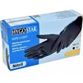 HYGOSTAR® Nitrilhandschuhe Safe Light, puderfrei, schwarz 27068 , 1 Packung = 100 Stück, Größe S