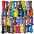 10er x 10ft Paracord Set Seile Schnüre DIY Handgemachte Webart für Armband Schlüsselanhänger Anhänger (Colorful x 10 pcs)