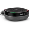 Pure StreamR Splash tragbarer Bluetooth Lautsprecher DAB Digital Radio Alexa LED - Schwarz/Grau