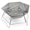 Origin Outdoors - Grill- Und Feuerschale Hexagon - Grill stainless steel