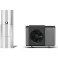 WOLF Wärmepumpen-Center CHC-Monoblock 07/200-35 inklusive CHA07/400V, Warmwasserspeicher, Reihenpufferspeicher + Bedienmodul - 9146838