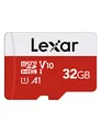 Lexar Micro SD Karte 32GB, Speicherkarte Micro SD mit Adapter, Bis zu 100 MB/s Lesegeschwindigkeit, UHS-I, U1, A1, V10, C10, 4K UHD microsdxc SD Karte für Kamera, Smartphone