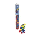Plus-Plus 9604106 Superhero pcs Kreativ-Bausteine Tube, Superheld, Geniales Konstruktionsspielzeug, 100 Teile, Mehrfarbig, Standard, 300.4106