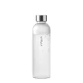 VINSUN Trinkflasche 650ml weiß - wiederverwendbar, Kohlensäure geeignet, BPA frei, Tritan - Leichte Wasser Flasche für Sport, Outdoor, Schule, Uni, Fahrrad, Büro, Gym