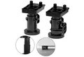 IKEA Stellfuß METOD Schwarz höhenverstellbare Beine, 8cm IKEA x2