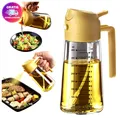 Ölsprüher TrendPlain Ölspender Sprühflasche Gelb 470ml 16oz Küche Salat Grill