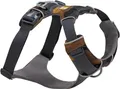 Ruffwear Front Range Hundegeschirr, reflektierendes Y-Geschirr, verstellbares, bequem gepolstertes Alltagsgeschirr für Spaziergänge und Hunderennen, 2 Leinenbefestigungen, Moonlight Mountains L/XL