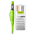 Pica-Dry Bundle 30402 I Set bestehend 3030 Dry Automatic Longlife Tieflochmarker I mit Spitzer und Halteclip I inkl. Spezial-Minen-Set 4020 I 4x Grafit 2B, 2x Rot, 2x Gelb I nachfüllbar